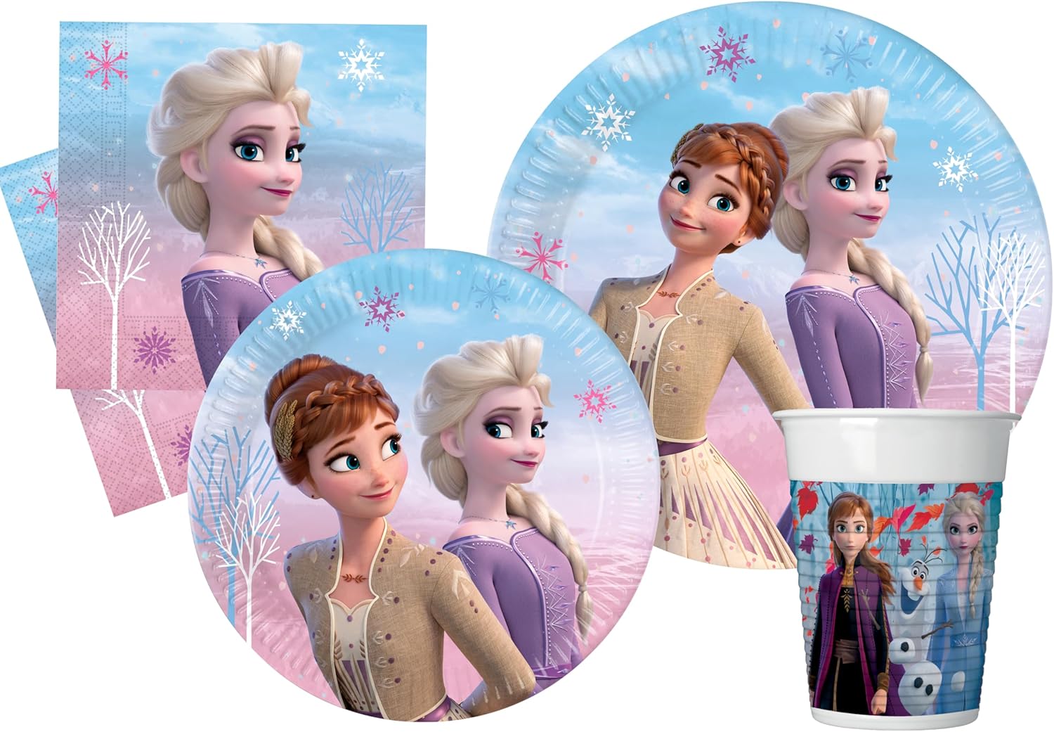 Set de fête Disney Frozen II Wind Spirit, 44 pièces pour 8