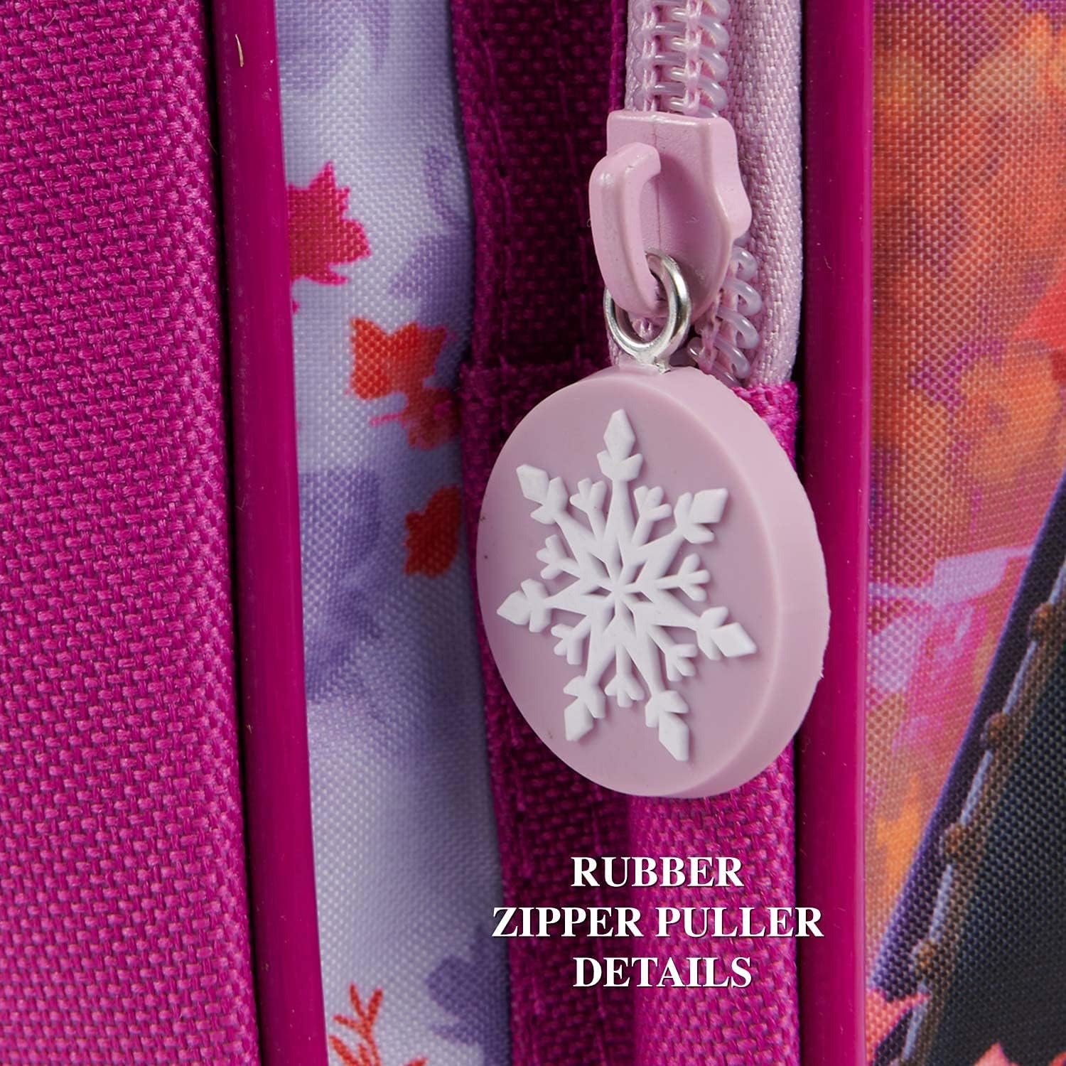 Sac à dos scolaire Disney Frozen 2 Elsa et Anna avec poche avant 36x25x12 cm – Image 6
