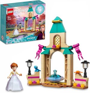 LEGO Disney Anna 43198, cour du château avec mini-poupée et robe diamant