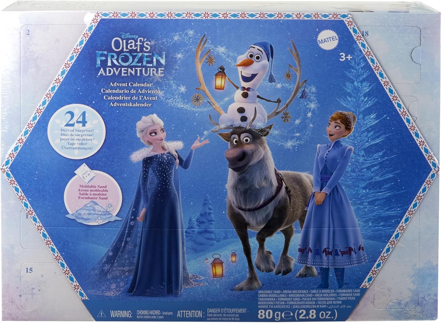 Calendrier de l’Avent Disney La Reine des Neiges avec Anna, Elsa et accessoires de jeu – Image 6