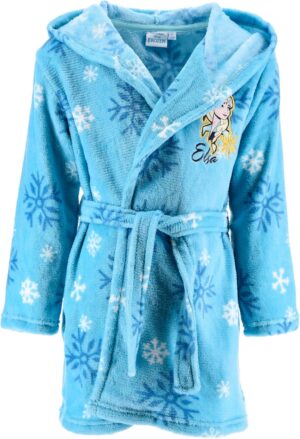 Robe de chambre fille Elsa La Reine des Neiges à capuche