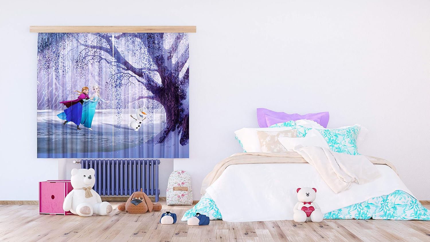 Rideau voilage Reine des neiges AG Design FCS xl 4300 – Image 2