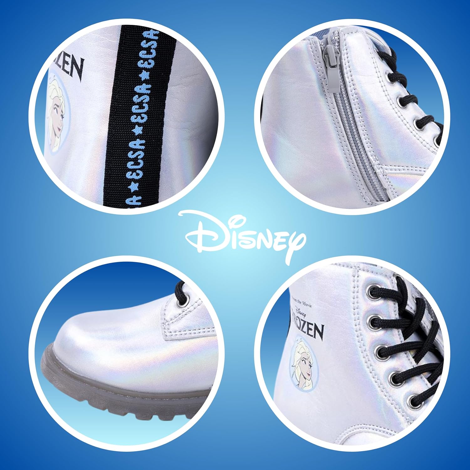 Bottes Elsa Disney Frozen pour filles, tailles EU 27 à 34 – Image 6