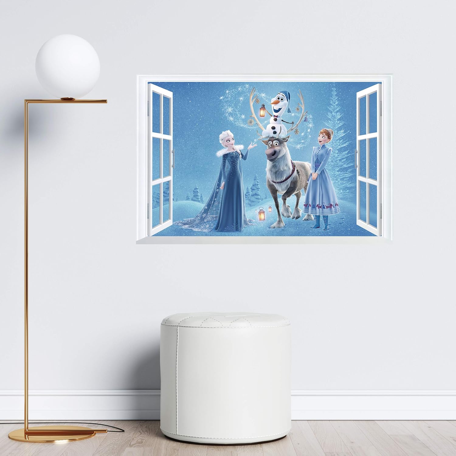 Stickers muraux La Reine des Neiges Princesse, 2 feuilles 43 x 65 cm – Image 6