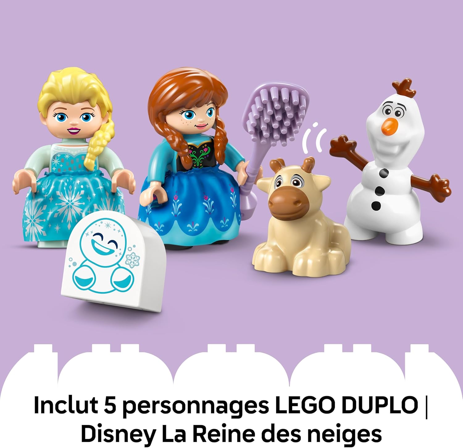 Château de glace LEGO DUPLO Disney La Reine des Neiges avec Anna, Elsa, Olaf et Bébé Sven 10455 – Image 6