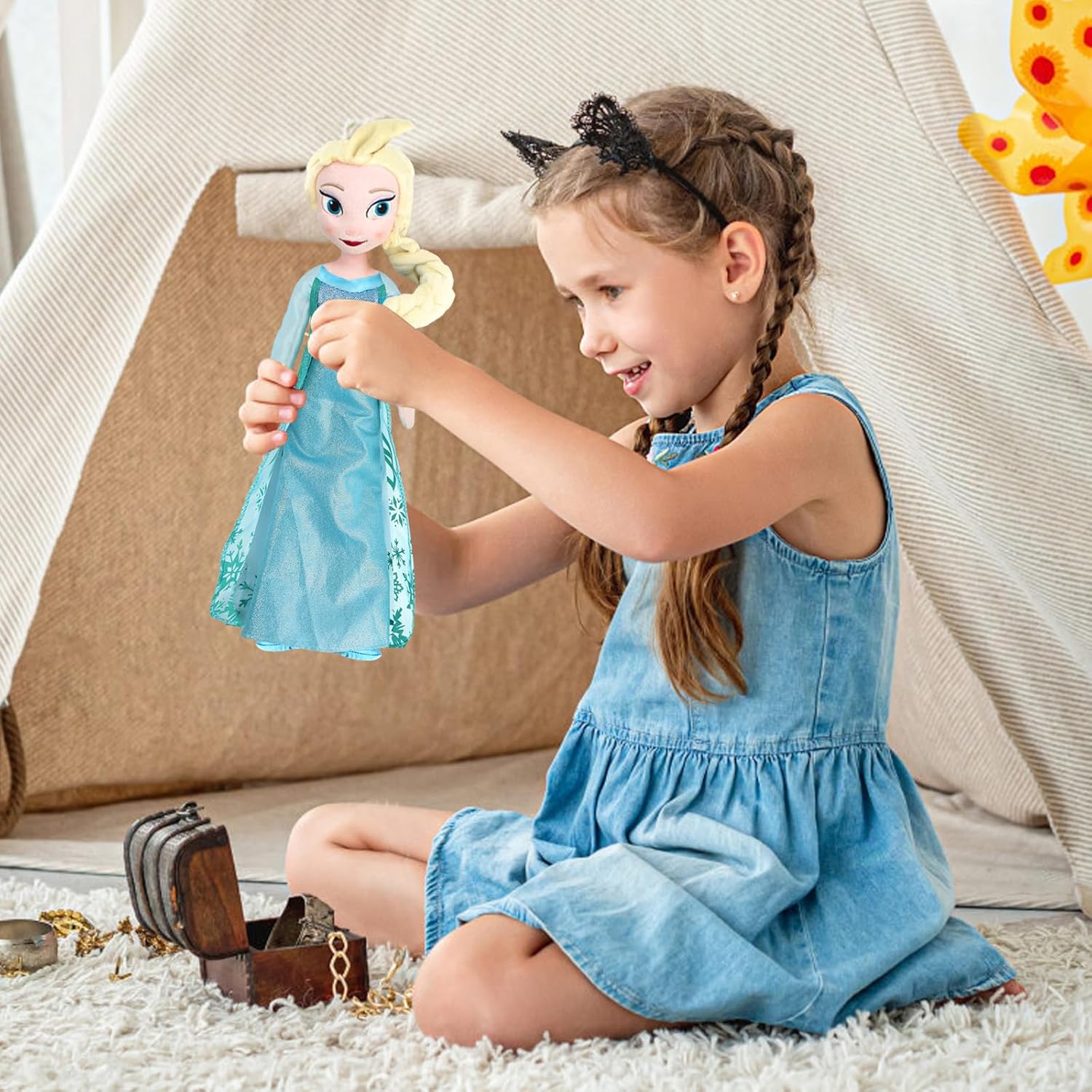 Peluche Elsa 38 cm de La Reine des Neiges – Image 4