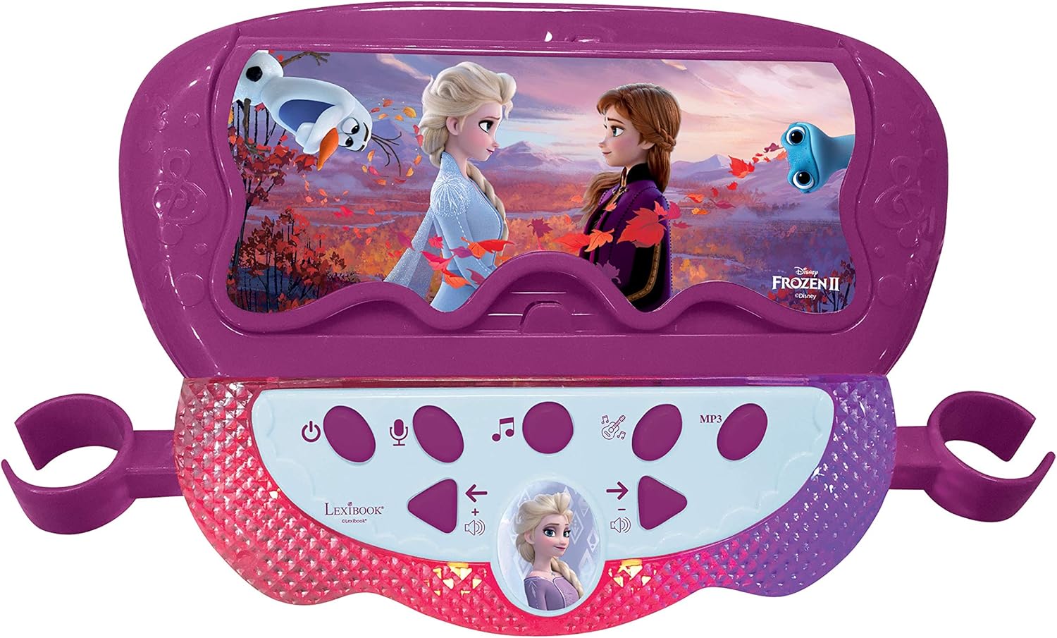 Enceinte lumineuse Disney Frozen La Reine des Neiges 2 avec 2 microphones et pied ajustable S160FZ – Image 5