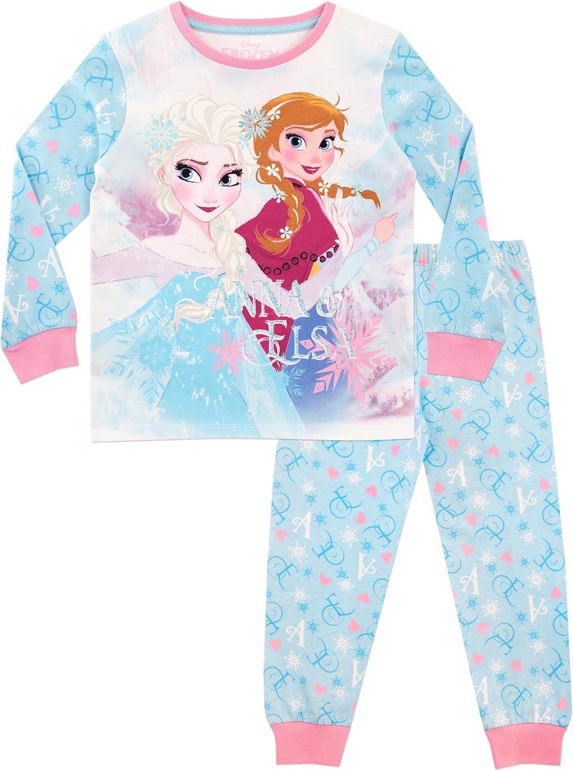 Pyjama Disney La Reine des Neiges à manches longues avec Elsa