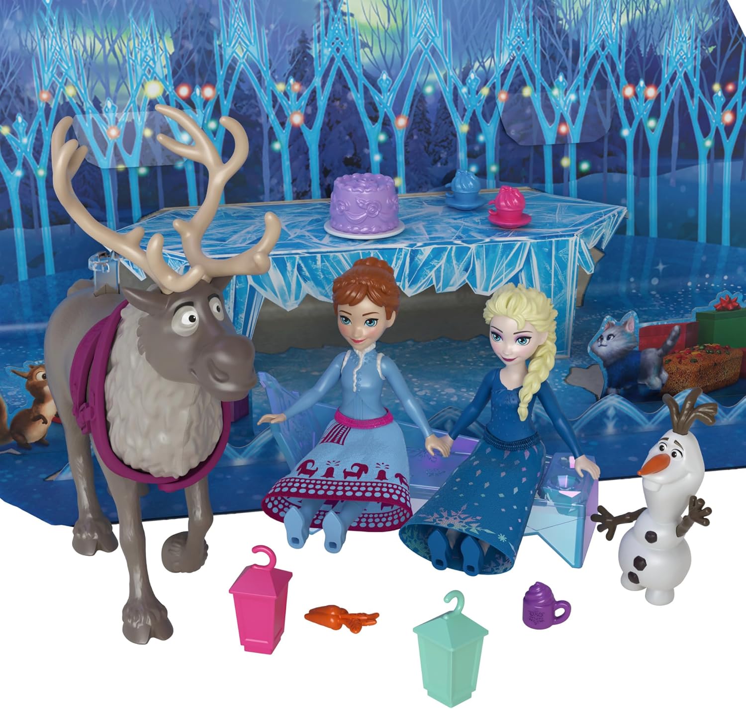 Calendrier de l’Avent Disney La Reine des Neiges avec Anna, Elsa et accessoires de jeu – Image 5