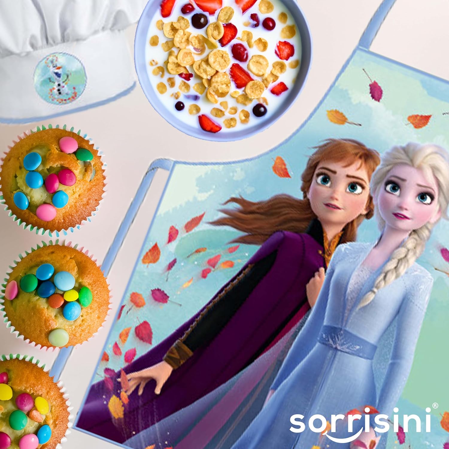 Tablier et toque enfant Frozen en polyester ajustable – Image 6