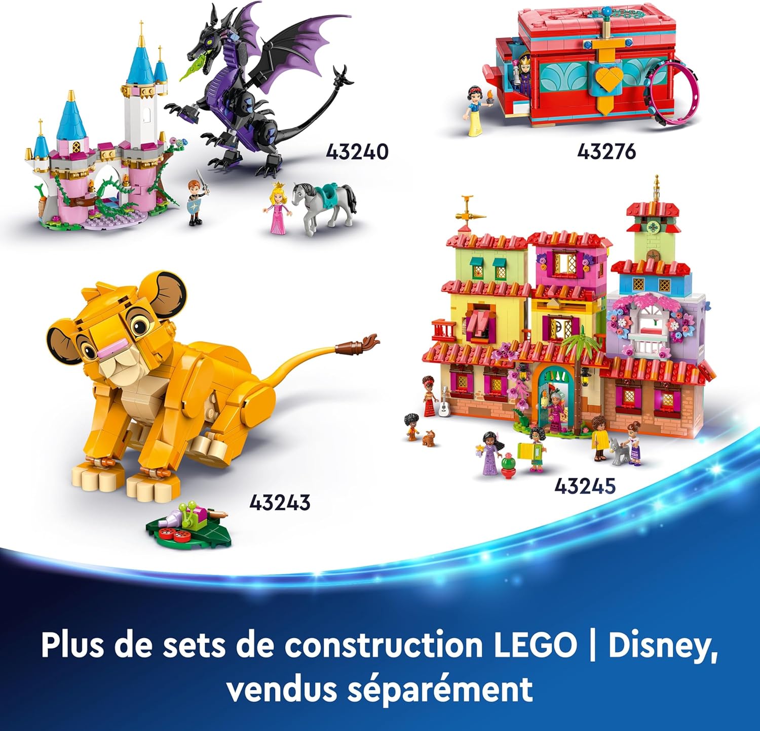 LEGO Disney Palais de glace d’Elsa avec château, Anna et Elsa 43244 – Image 7