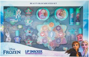 Coffret beauté La Reine des Neiges Lip Smacker avec 2 baumes, 4 crèmes et 9 gloss