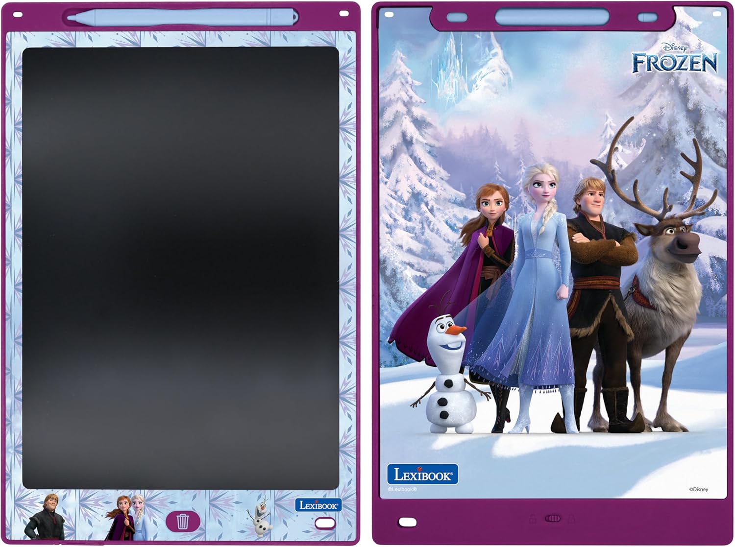 Ardoise magique A4 La Reine des Neiges Lexibook multicolore – Image 3