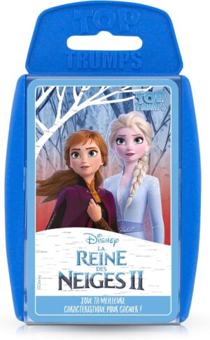 Top Trumps La Reine des Neiges 2 jeu de cartes version française Noir