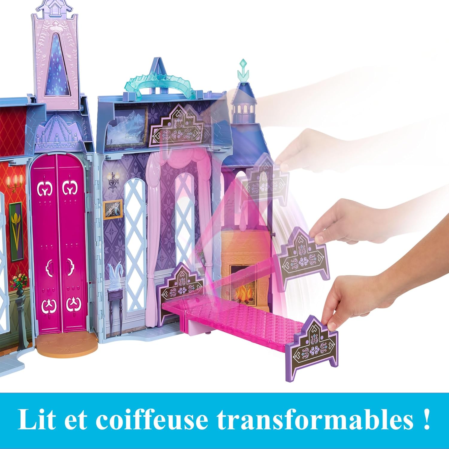 Château d’Arendelle Disney La Reine des Neiges 2 avec Elsa et 15 accessoires – Image 5