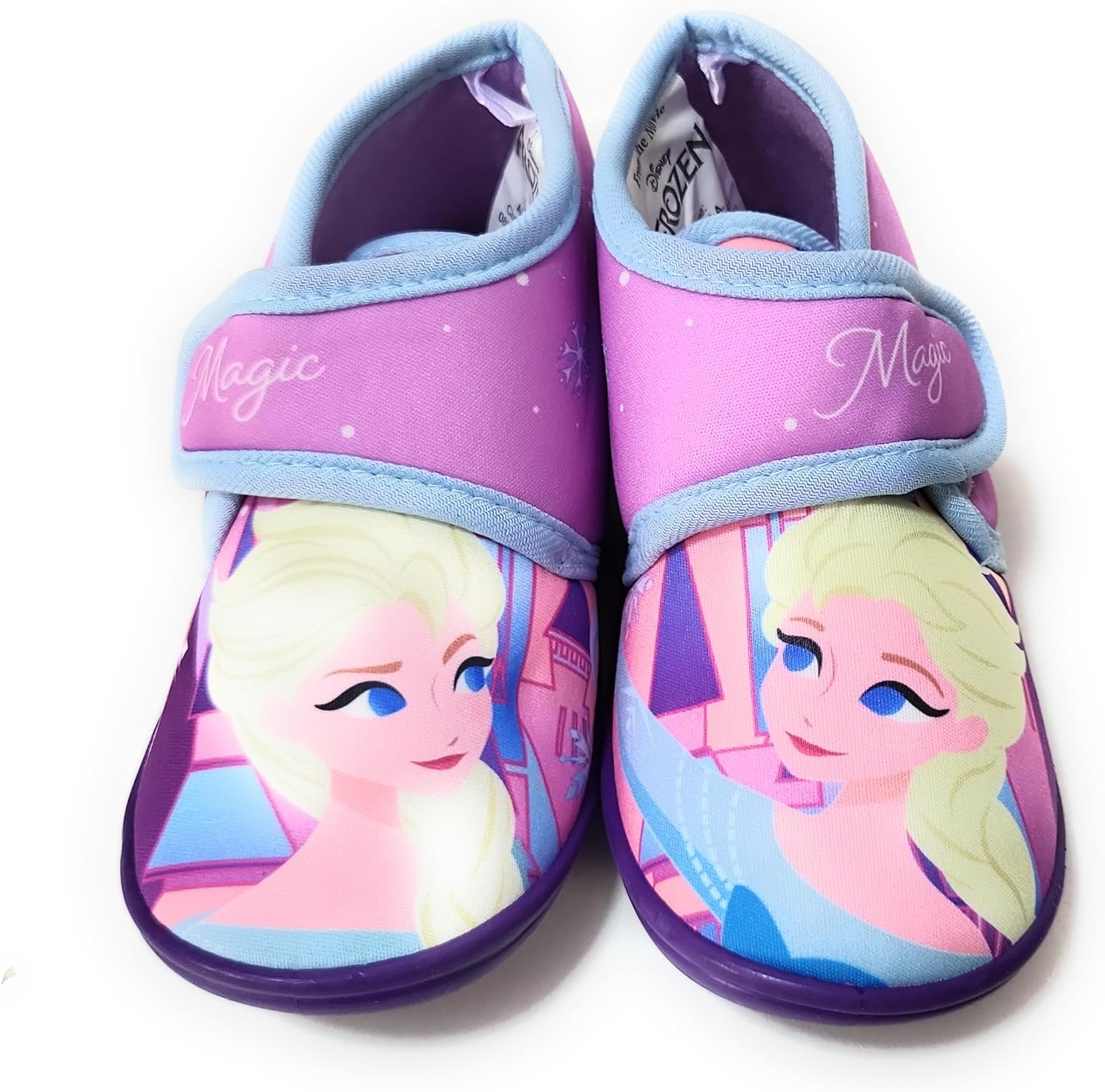 Chaussons demi-bottes Disney La Reine des Neiges Elsa à velcro pour fille – Image 5