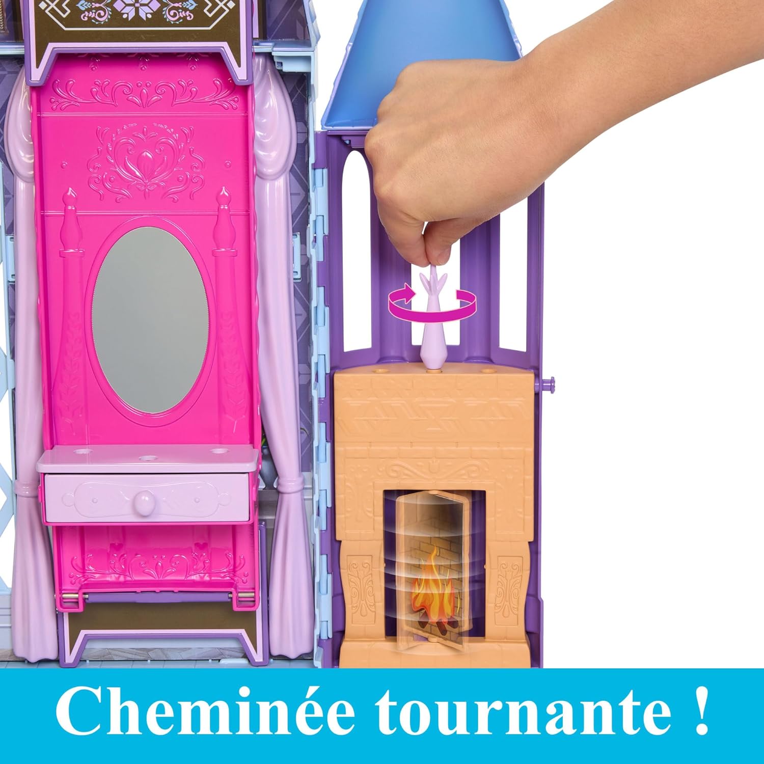 Château d’Arendelle Disney La Reine des Neiges 2 avec Elsa et 15 accessoires – Image 3