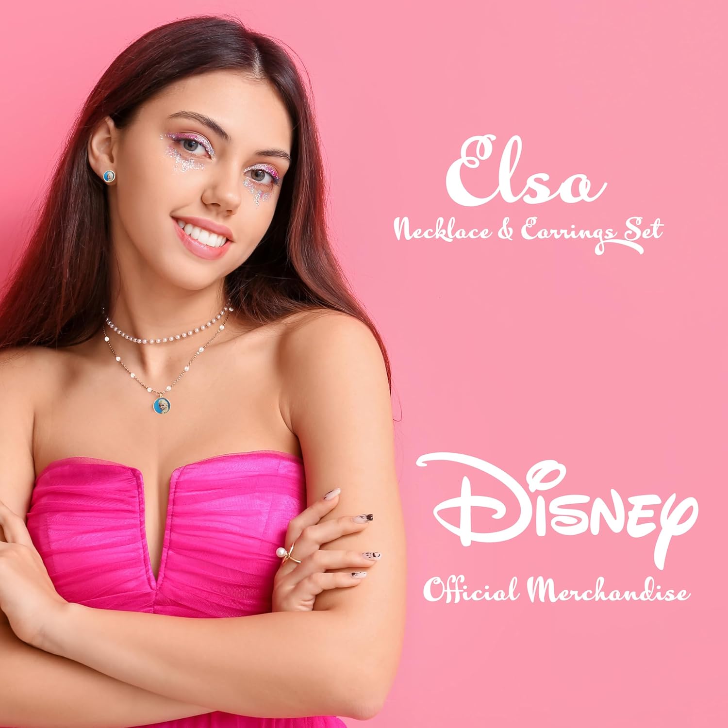 Parure d’amitié Stitch Disney pour enfant avec collier, bracelet et boucles d’oreille – Image 3