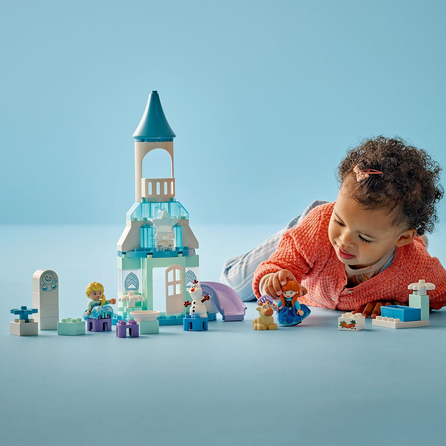 Château de glace LEGO DUPLO Disney La Reine des Neiges avec Anna, Elsa, Olaf et Bébé Sven 10455 – Image 8