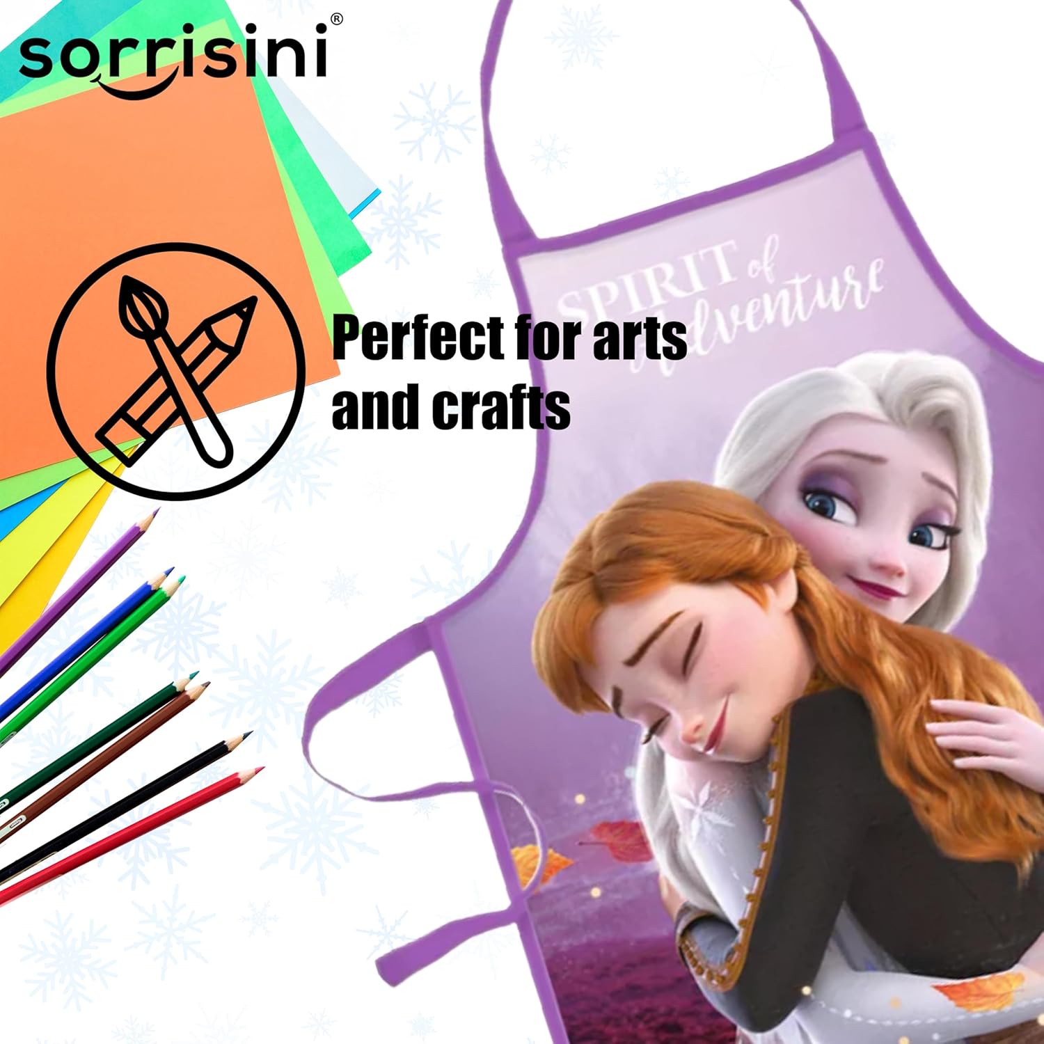 Ensemble tablier et toque ajustable enfant Frozen, 3 à 8 ans – Image 6