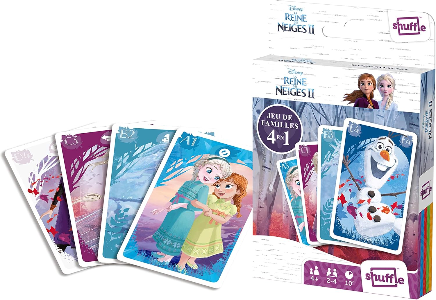 Jeu de 7 familles La Reine des Neiges 2 par Cartamundi – Image 2