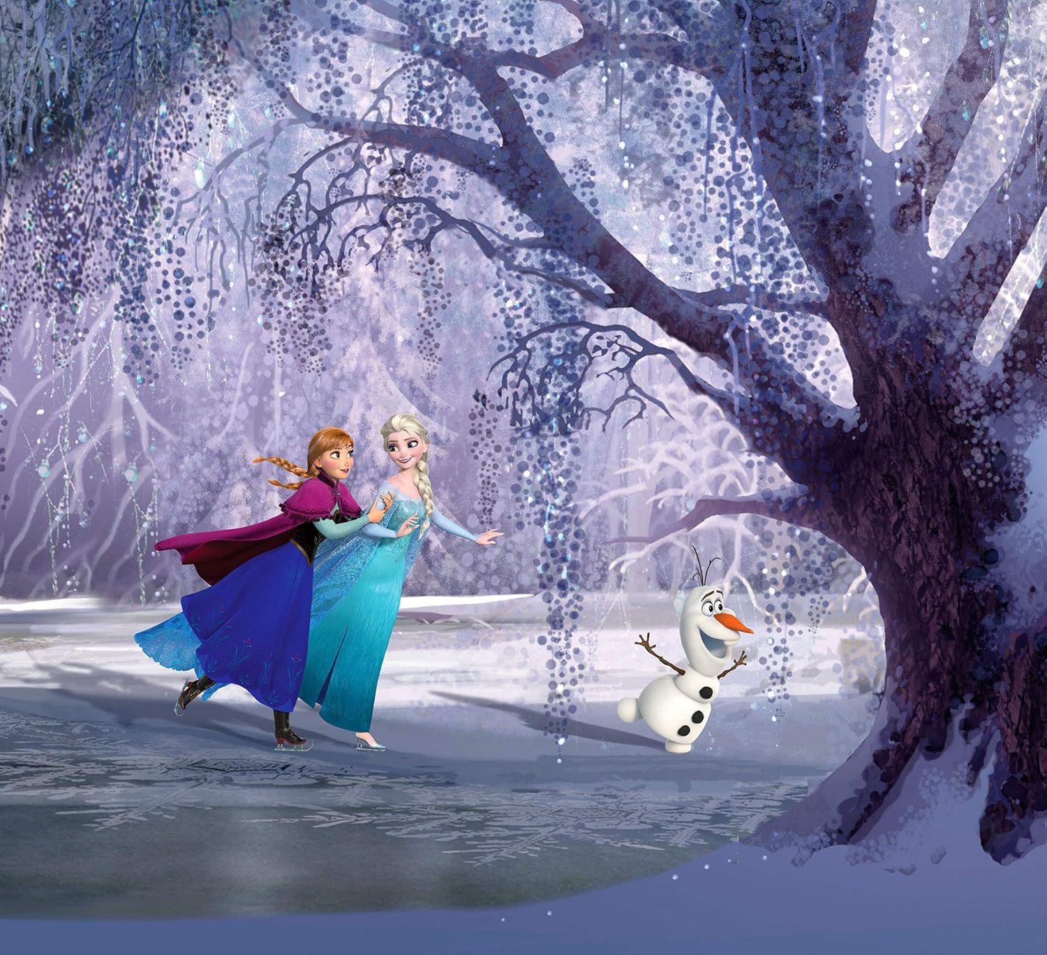Rideau voilage Reine des neiges AG Design FCS xl 4300 – Image 3