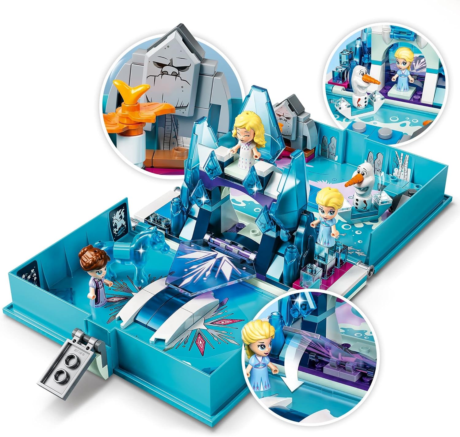 LEGO Disney Frozen 2 Livre de contes portable Elsa et Nokk 43189 – Image 3