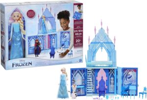 Disney La Reine des neiges 2 - Palais de glace d'Elsa avec Elsa et Olaf, coffret château