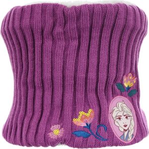 Écharpe tubulaire lilas La Reine des Neiges Elsa pour enfant