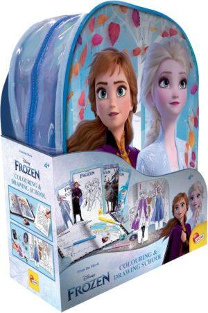 Sac à dos de coloriage Elsa La Reine des Neiges avec tableau et feutres