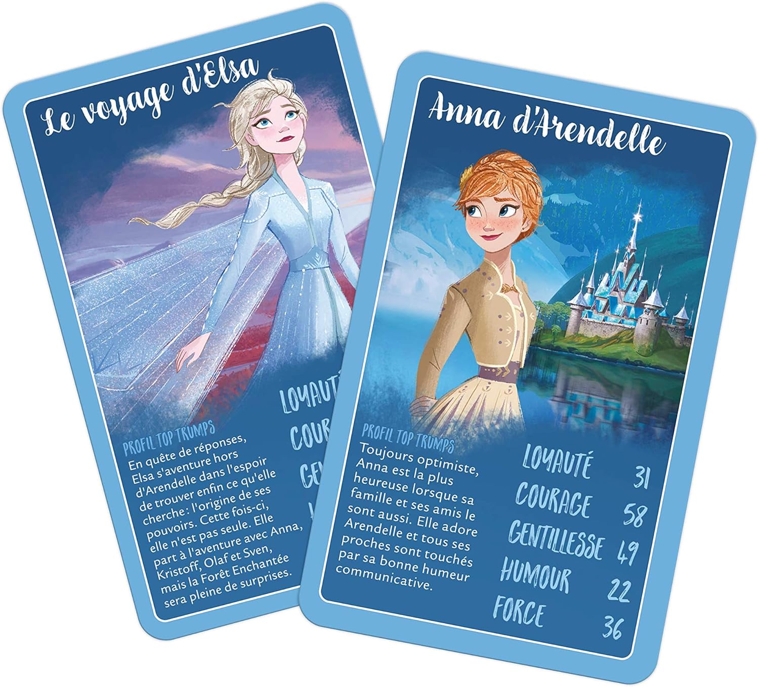 Top Trumps La Reine des Neiges 2 jeu de cartes version française Noir – Image 4