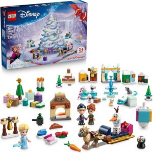 Calendrier de l’Avent 2025 LEGO Disney La Reine des Neiges avec Anna, Elsa et 24 surprises 43273