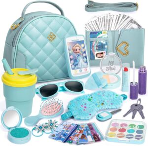 Sac à main Reine des Neiges avec faux maquillage et accessoires