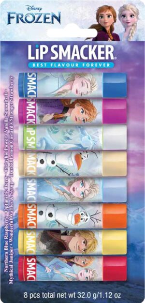 Party Pack Disney Frozen avec 8 baumes à lèvres parfumés