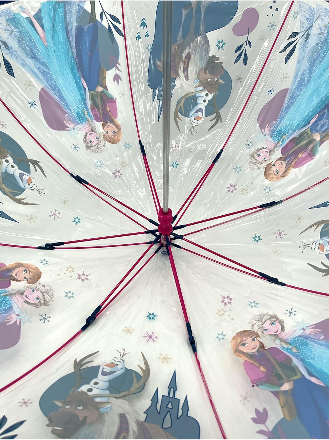 Parapluie bâton manuel Frozen 2 La Reine des Neiges multicolore enfant fille – Image 2
