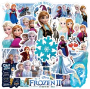 50 autocollants La Reine des Neiges couleur Frozen