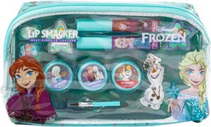 Trousse maquillage Frozen pour petite fille avec 3 fards, 4 gloss et accessoires