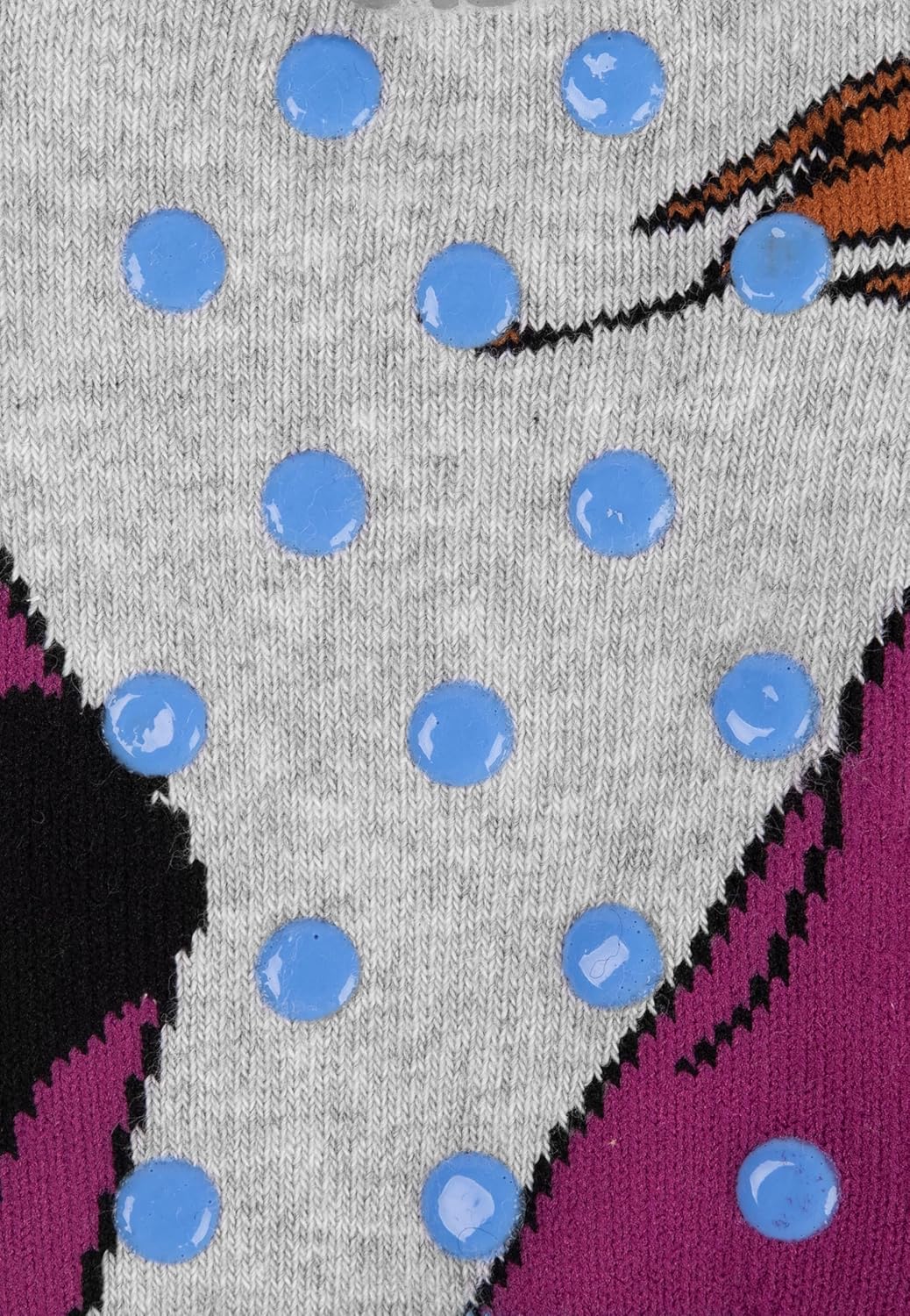 Disney La Reine des Neiges, lot de 2 paires de chaussettes antidérapantes ABS gris/bleu pour fille – Image 5