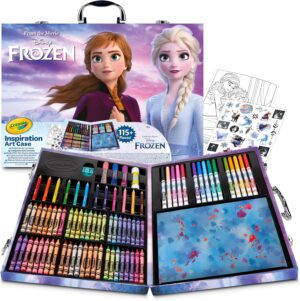 Mallette de coloriage Disney Frozen CRAYOLA, coffret 115 pièces dès 5 ans