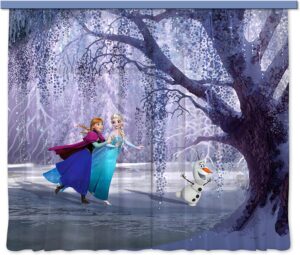 Rideau voilage Reine des neiges AG Design FCS xl 4300