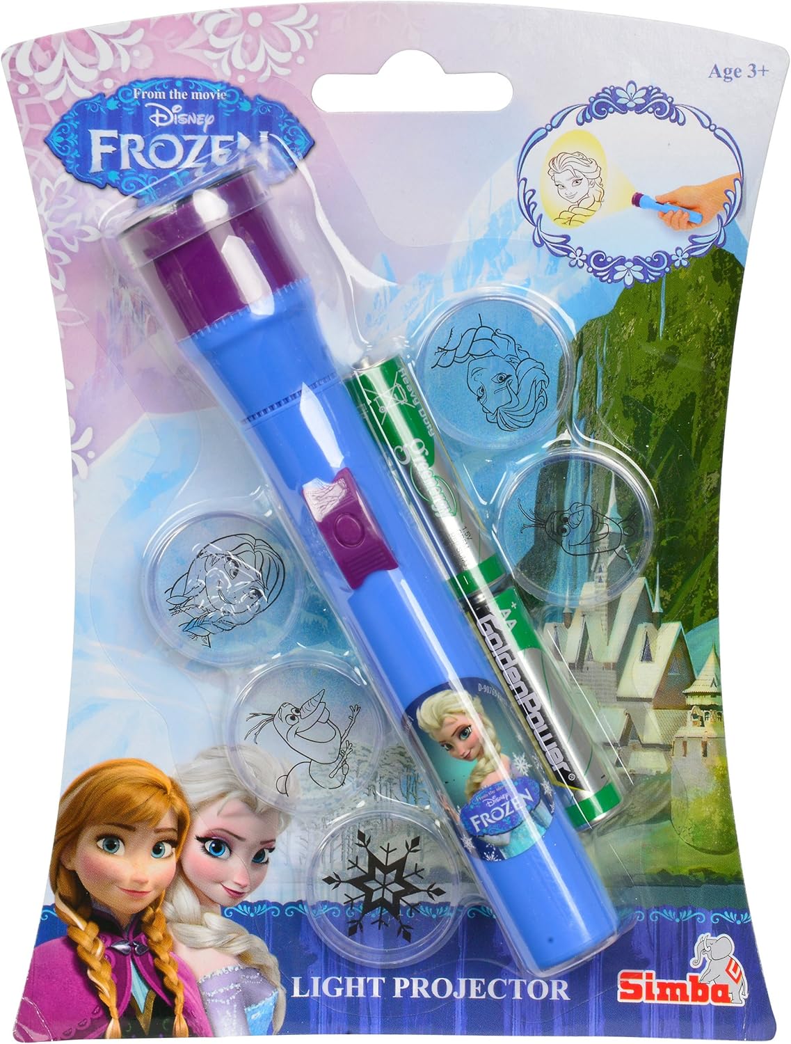 Lampe de poche 16 cm Reine des neiges par Simba Toys – Image 2