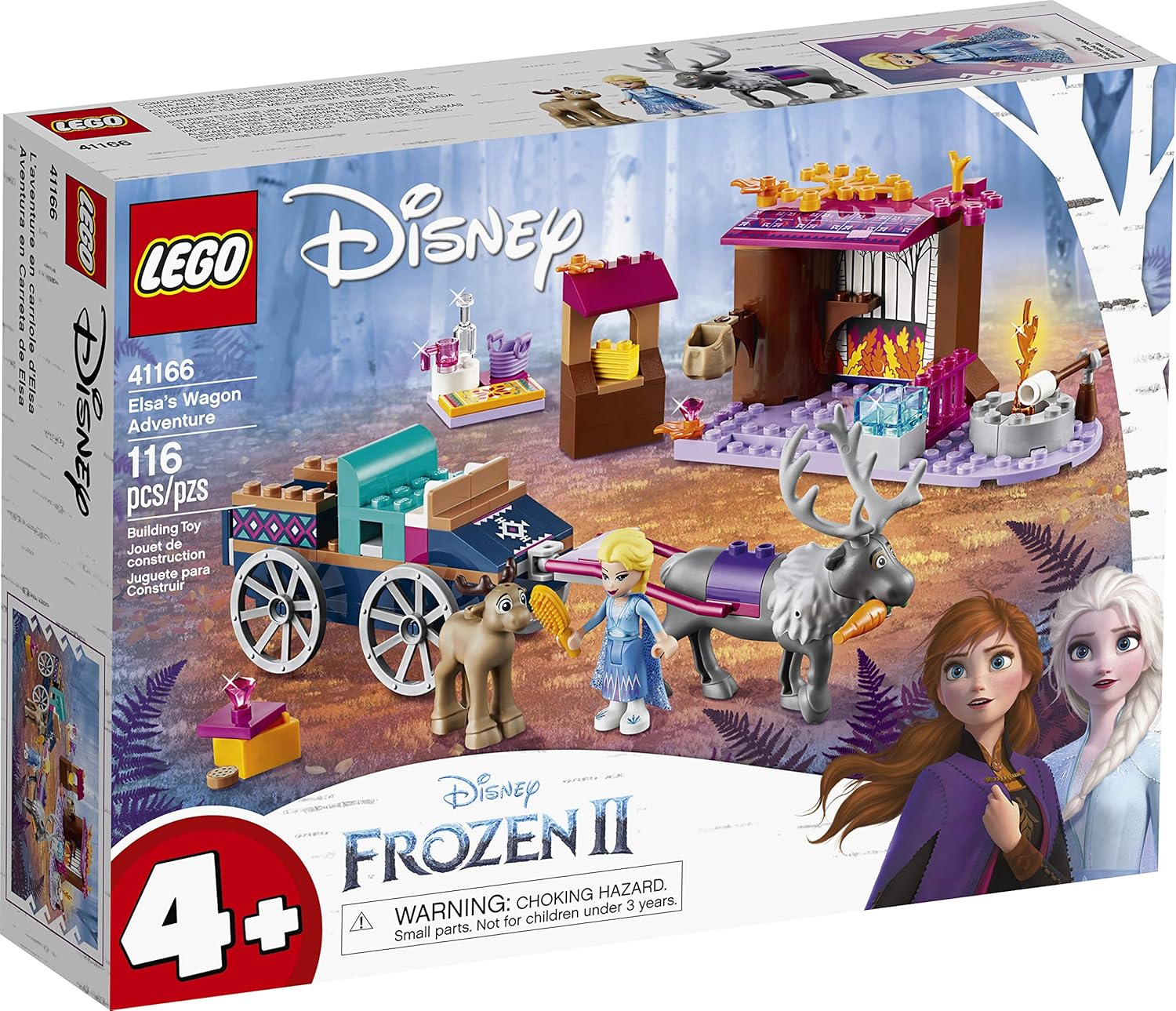 LEGO Disney La Reine des Neiges 41166 avec calèche d’Elsa et écurie