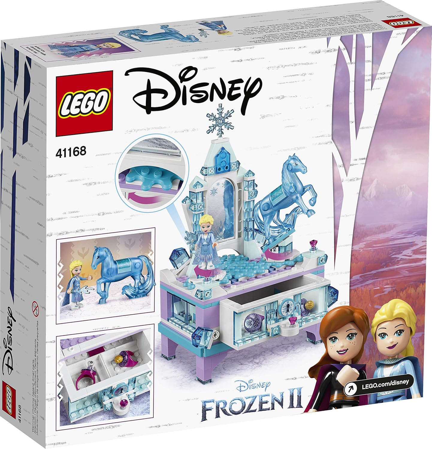 Boîte à bijoux LEGO 41168 Elsa et Nokk Disney La Reine des Neiges – Image 6