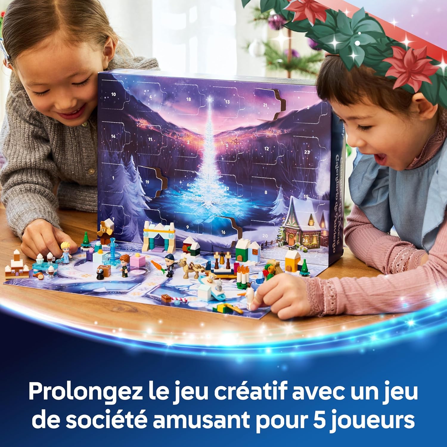 Calendrier de l’Avent 2025 LEGO Disney La Reine des Neiges avec Anna, Elsa et 24 surprises 43273 – Image 5