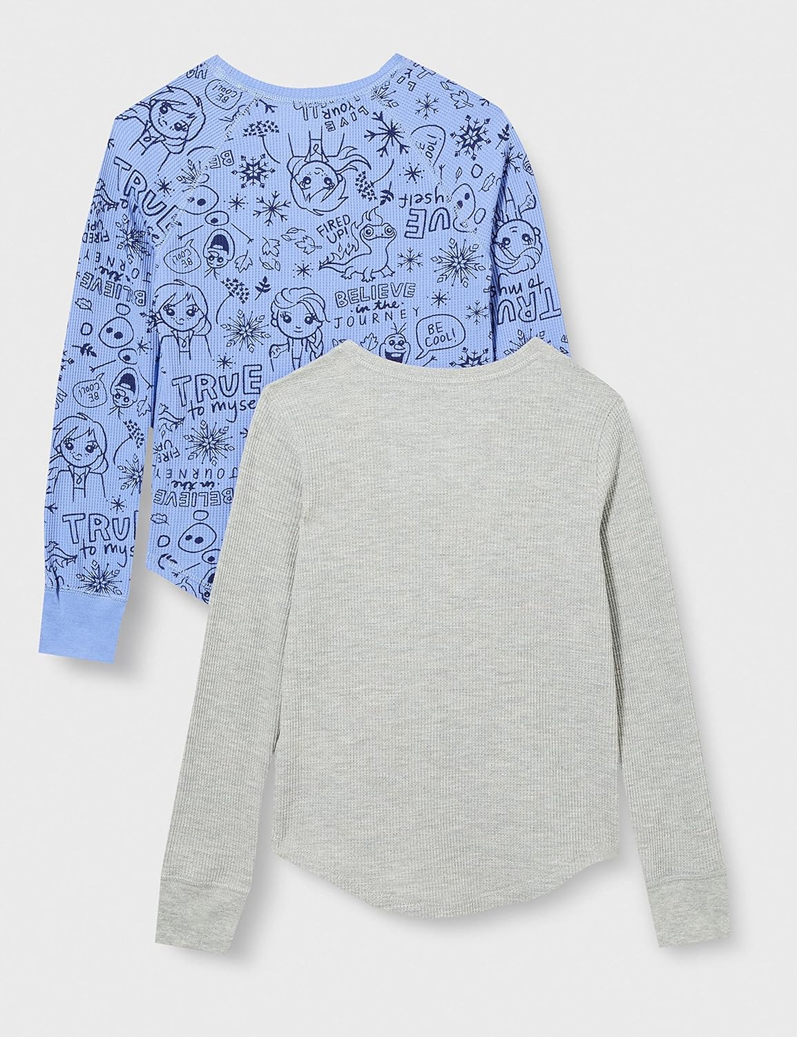 Lot de 2 T-shirts thermiques Frozen à manches longues pour fille – Image 3