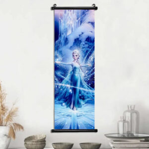 Illustration en affiche, Reine des Neiges