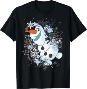 T-shirt Disney La Reine des Neiges Olaf danse sous les flocons
