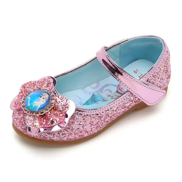 Ballerines Reine des Neiges à paillettes du 25 au 35