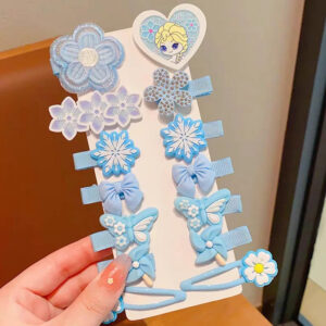 Barrettes La Reine des Neiges pour cheveux
