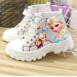Baskets beiges La Reine des Neiges du 26 au 35